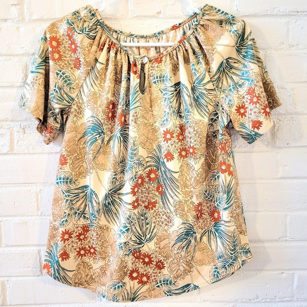 Floral Print Women's Top